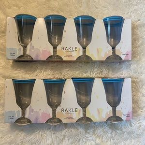 Rakle 8 piece glassware set